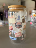 Book Lover Glass Cup