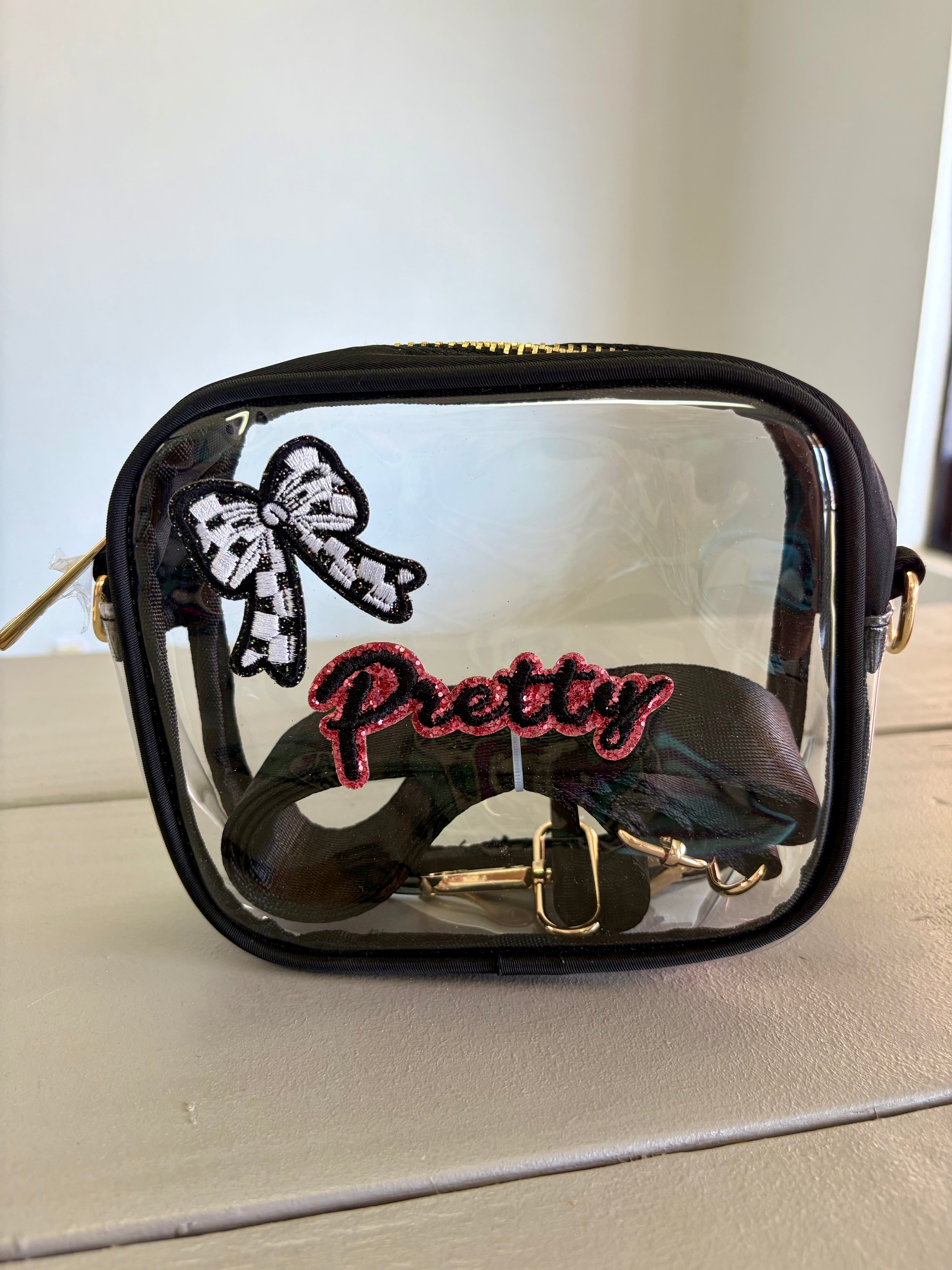 Pretty clear crossbody